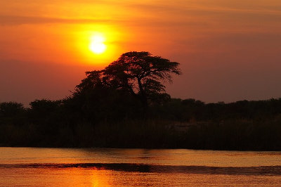 Sonnenuntergang Afrika