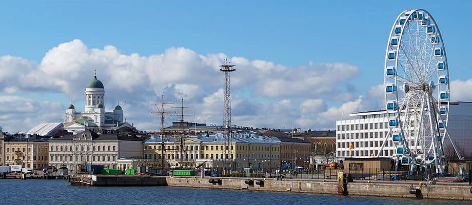 Blick auf Helsinki