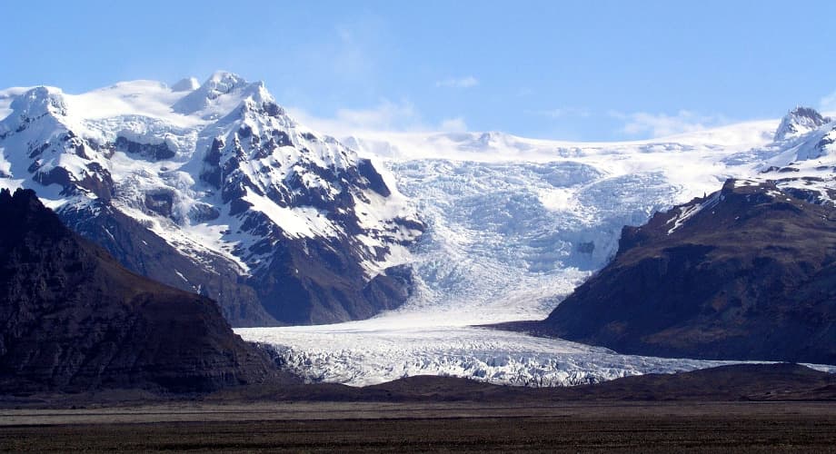 Gletscherzunge am Vatnajökull