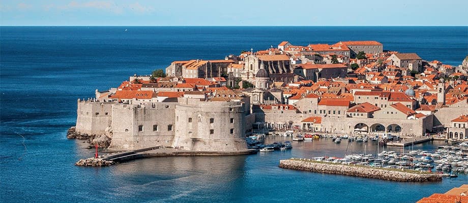 Der Hafen von Dubrovnik