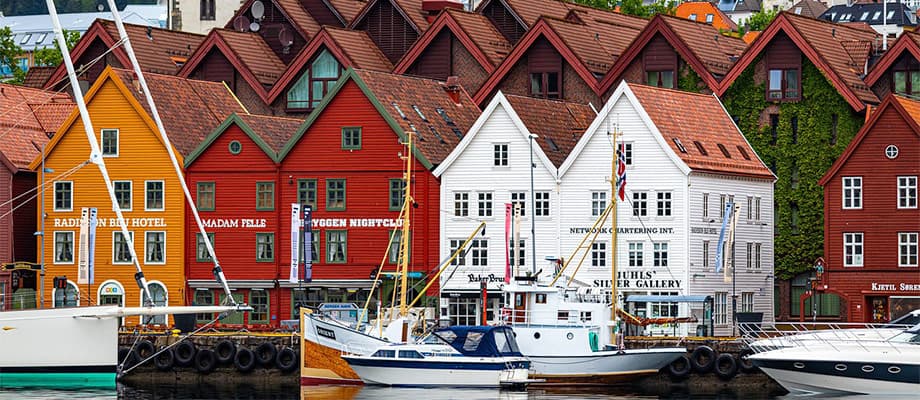 Am Hafen in Bergen
