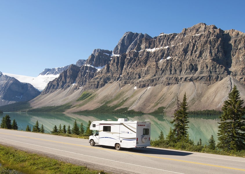 Bergkette im Banff-Nationalpark