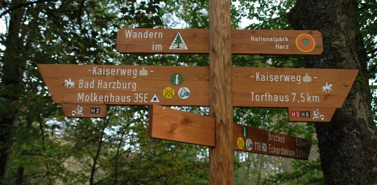 Wegweiser Harz