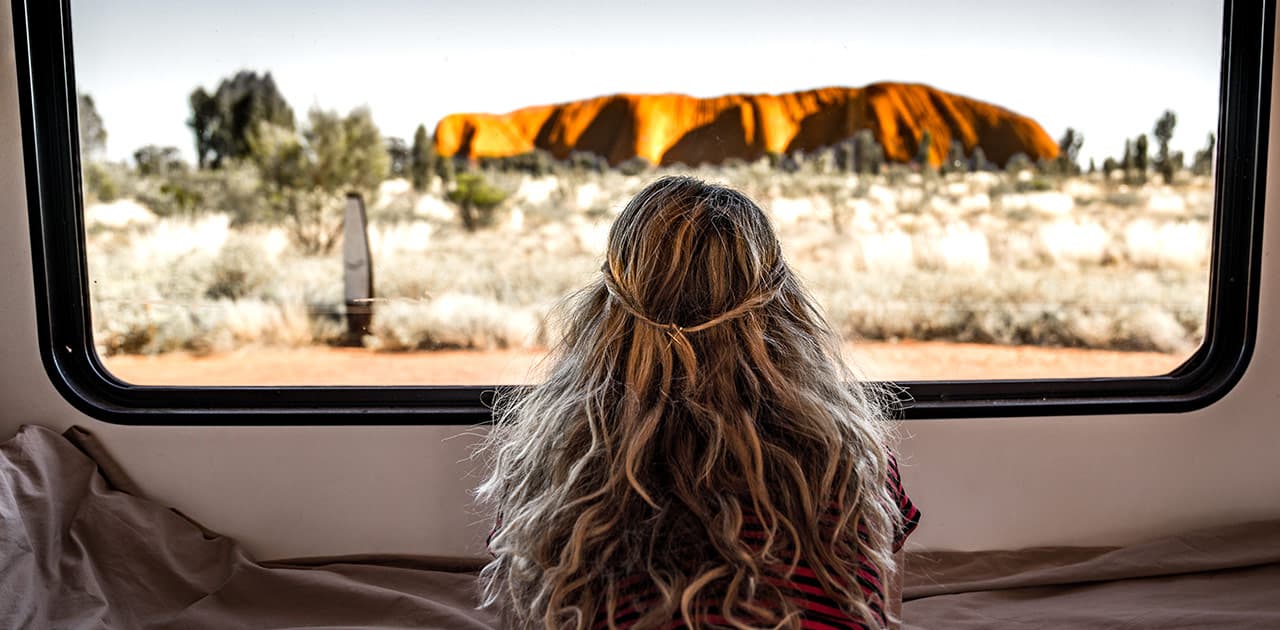 Ausblick auf den Uluru