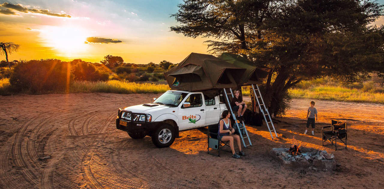 Britz 4x4 Camper in Afrika