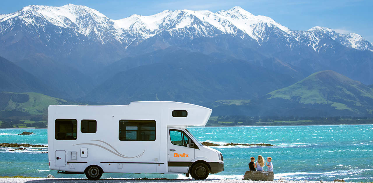 Camper von Britz in Neuseeland