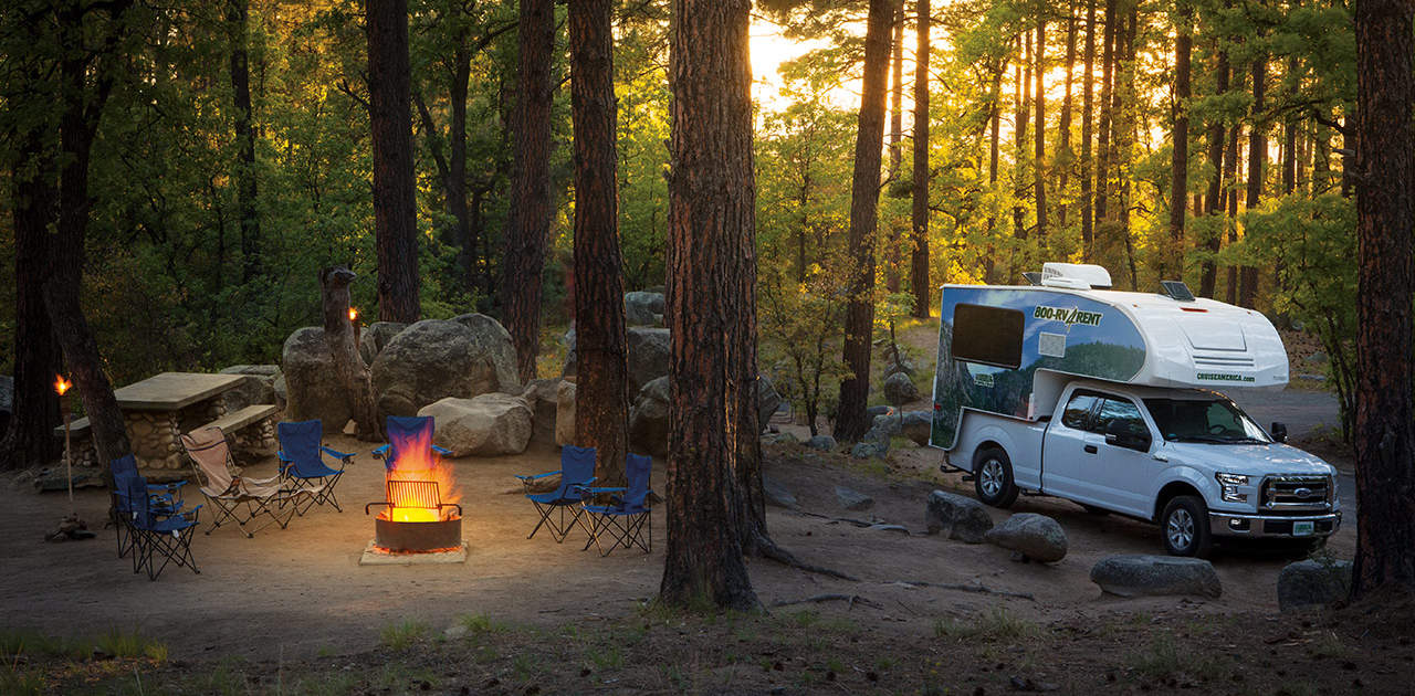 Camping im Wald