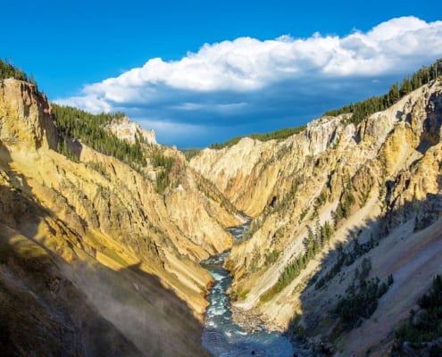 Canyon im Yellowstone Nationalpark