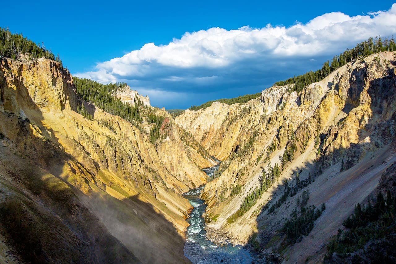 Canyon im Yellowstone Nationalpark