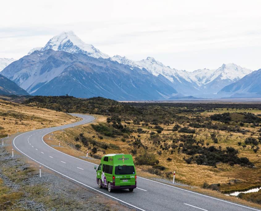 Mit dem Condo von Jucy unterwegs in Neuseeland