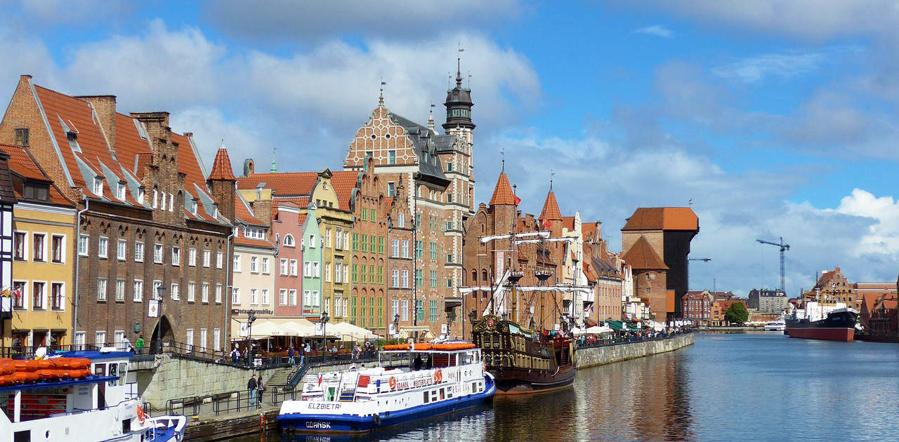 Blick auf die Altstadt von Danzig