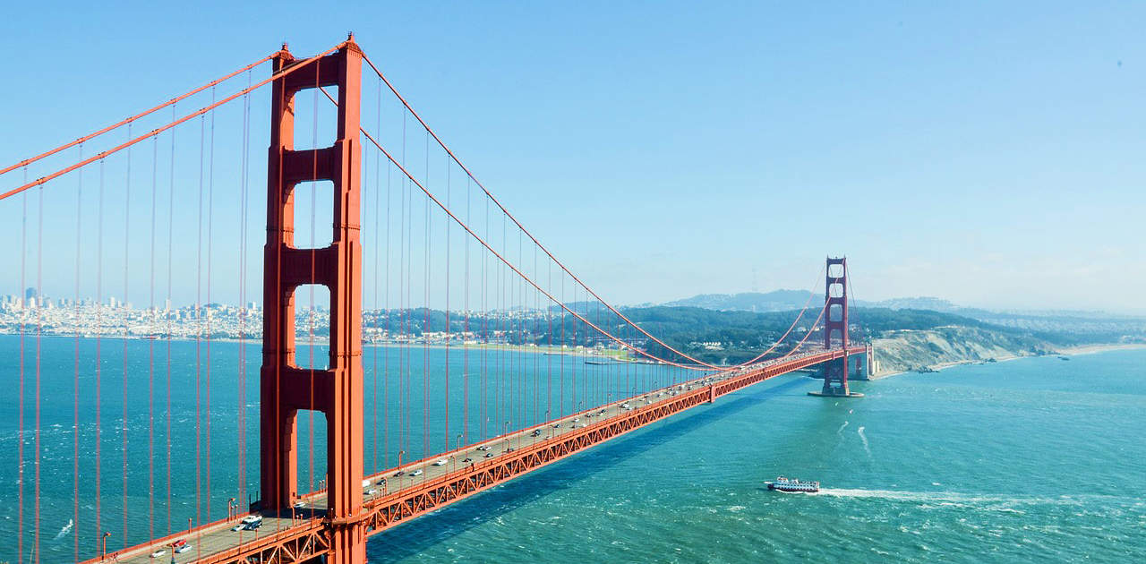 Golden Gate Bridge in Kalifornien