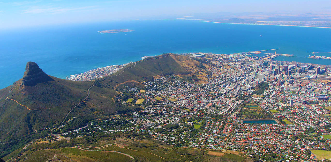 Kapstadt vom Tafelberg aus