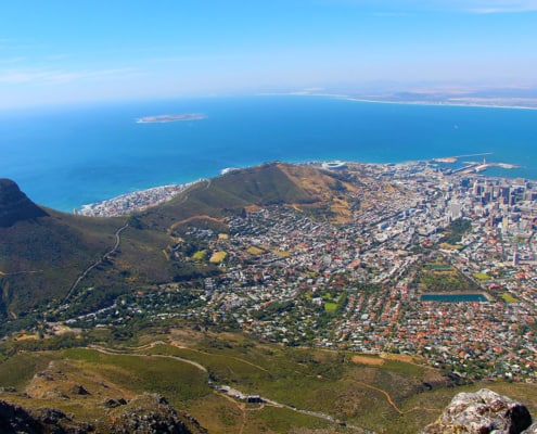 Kapstadt vom Tafelberg aus