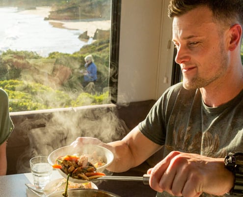 Kochen im Wohnmobil