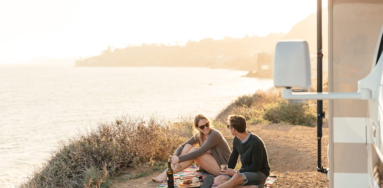 Picknick am Meer