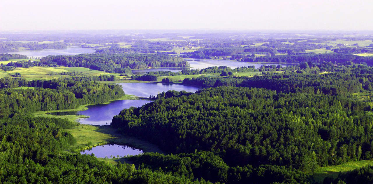 Seen und Wälder in Litauen