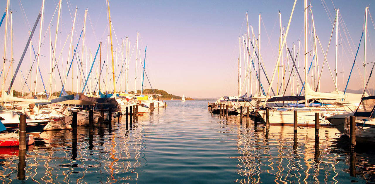 Segelboote auf dem Chiemsee