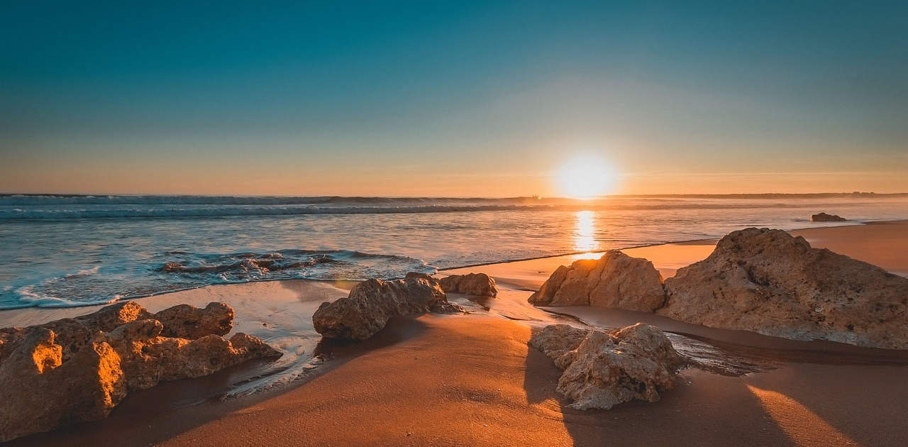 Sonnenuntergang an der Algarve