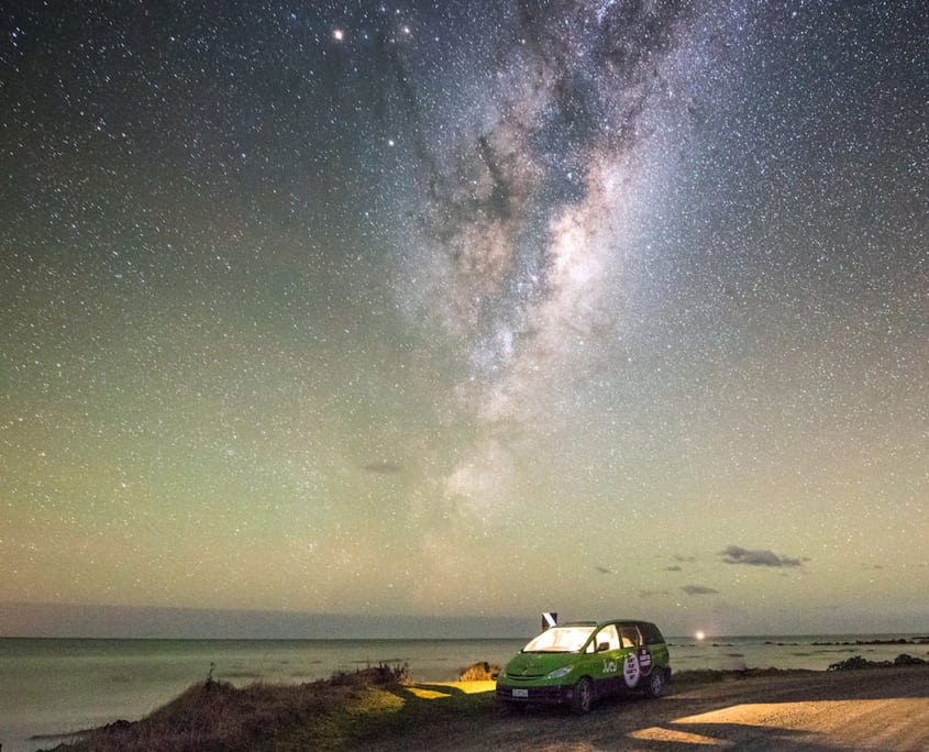 Sternenhimmel in Neuseeland