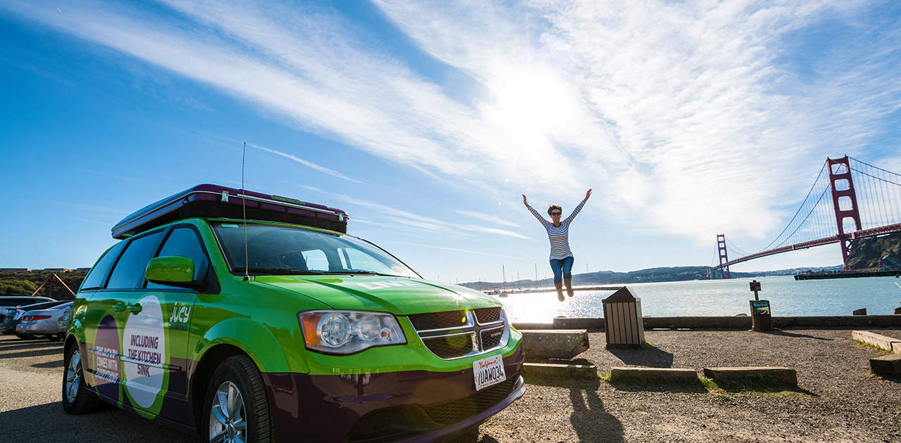 Mit dem Trailblazer in San Francisco