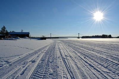 Wintercamping Sonne