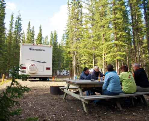 Camping im Yukon