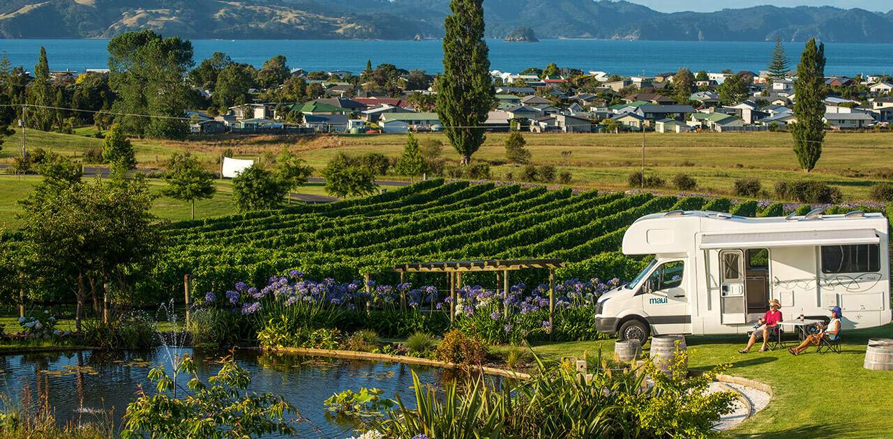 Camping an der Mercury Bay