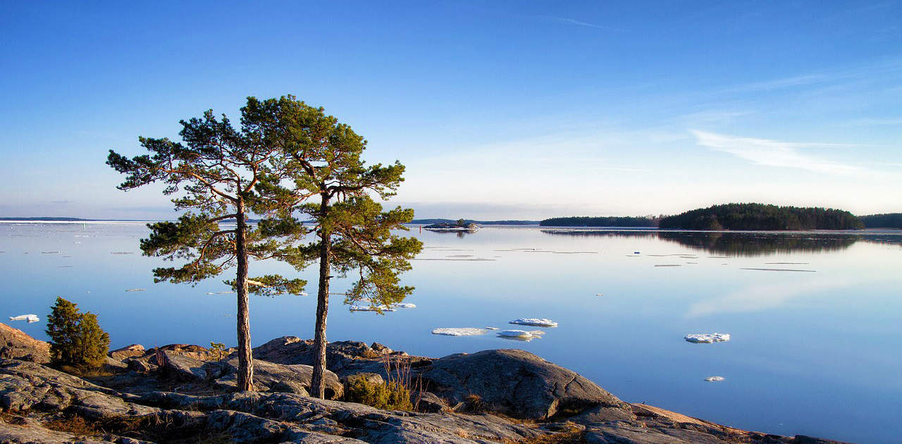 Landschaft in Finnland