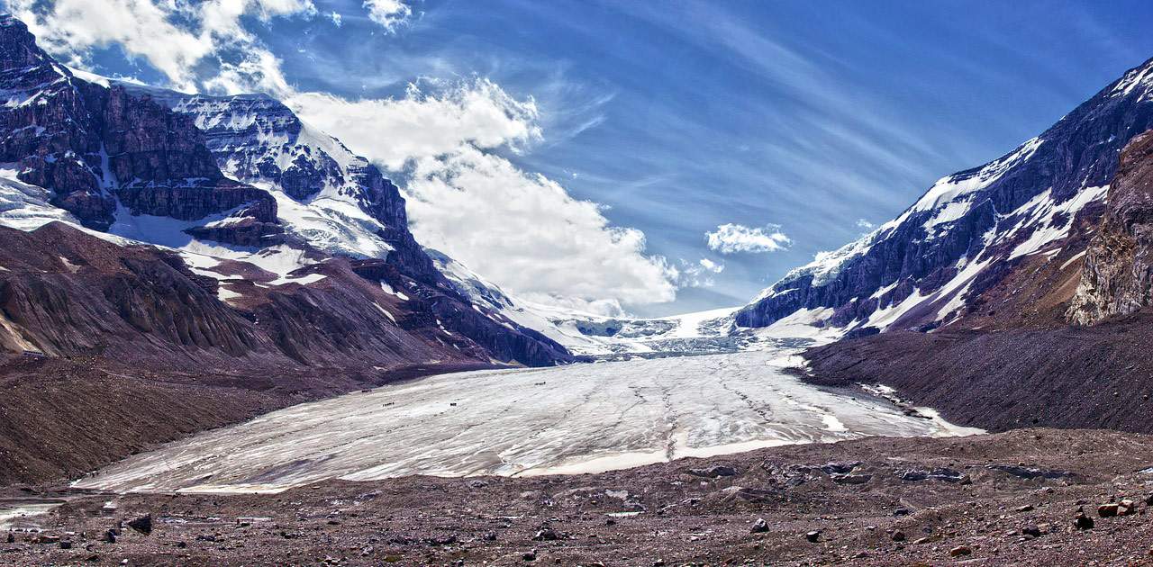 Spektakulärer Gletscher im Jasper