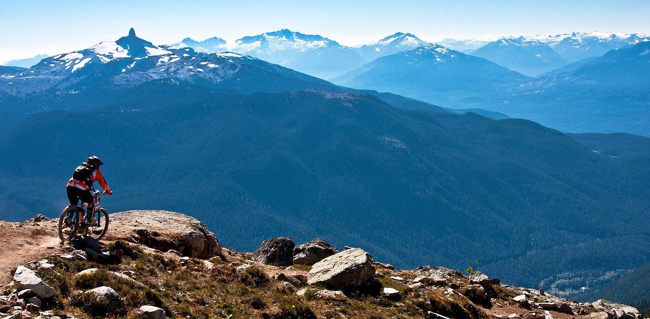 Panorama auf dem Whistler Mountain