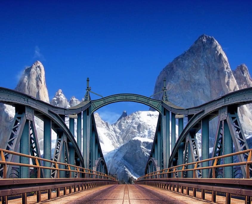Brücke in Los Glaciares