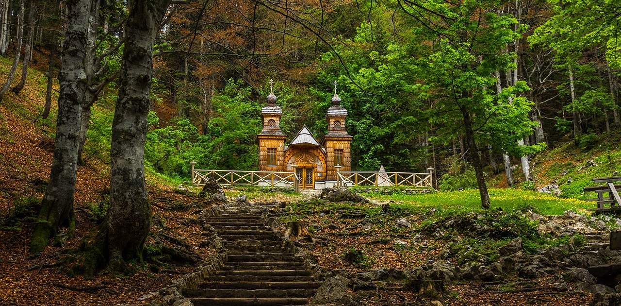Russische-Kapelle im Triglav Nationalpark