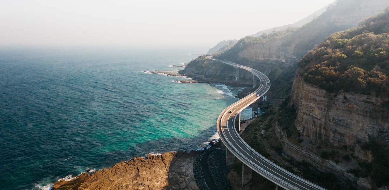 Sea Cliff Bridge bei Wollongong