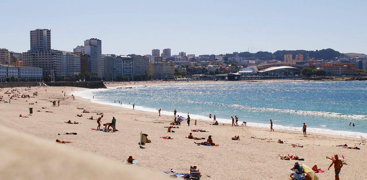 Am Strand in Galicien