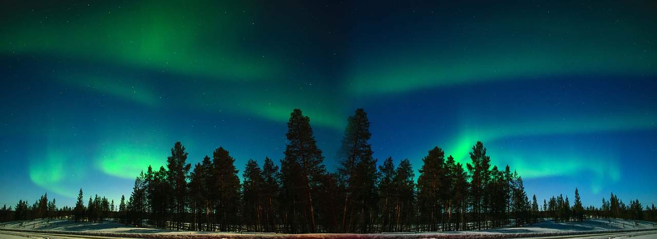 Polarlichter in Finnland