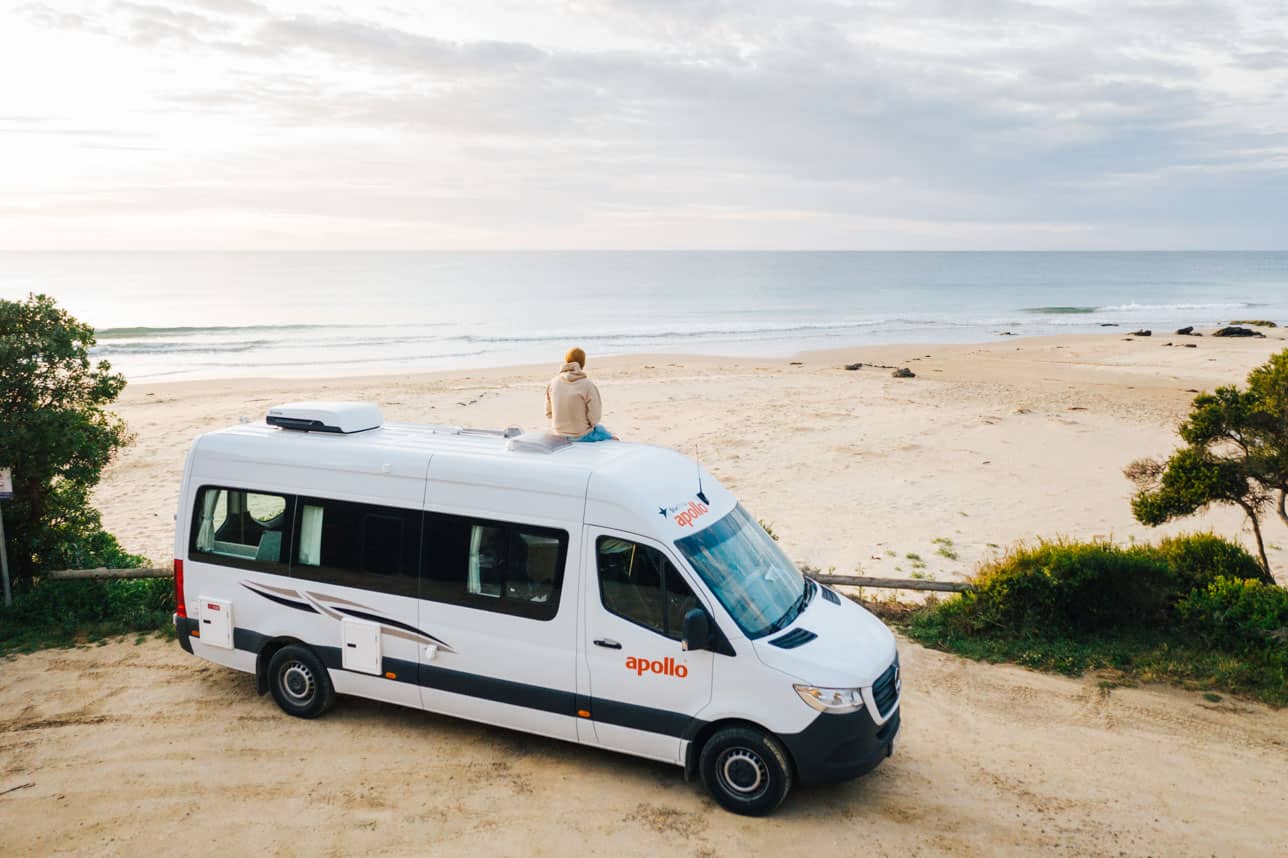 Mit dem Wohnmobil direkt am Strand