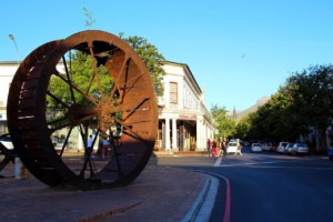 In der Innenstadt von Stellenbosch