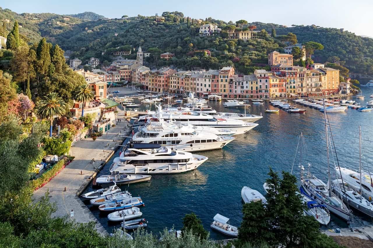 Der Hafen von Portofino