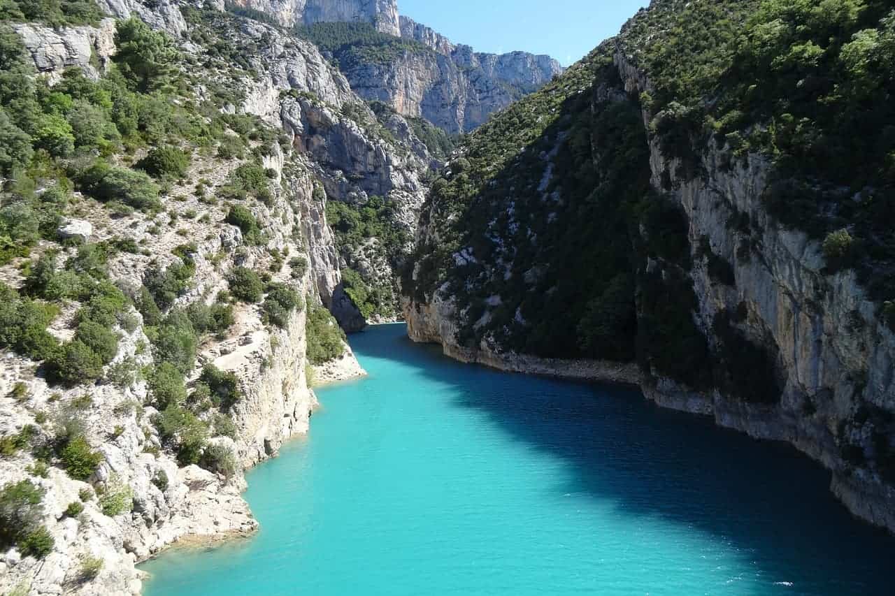 Blick in die Schlucht von Verdon