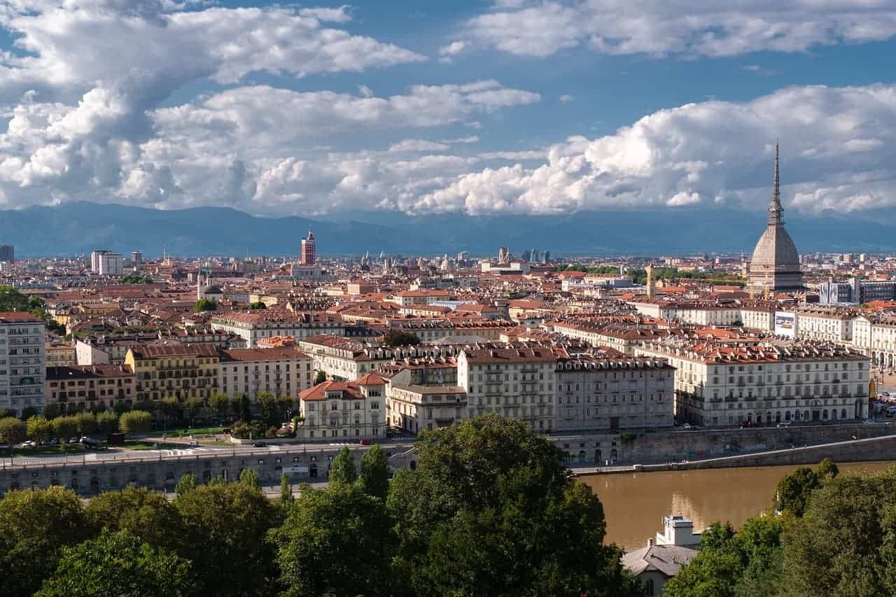 Blick über Turin