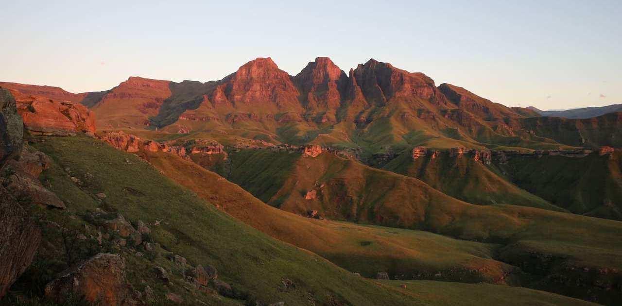 Blick auf den Maloti-Drakensberg Park