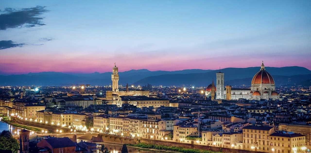 Die historische Skyline von Florenz
