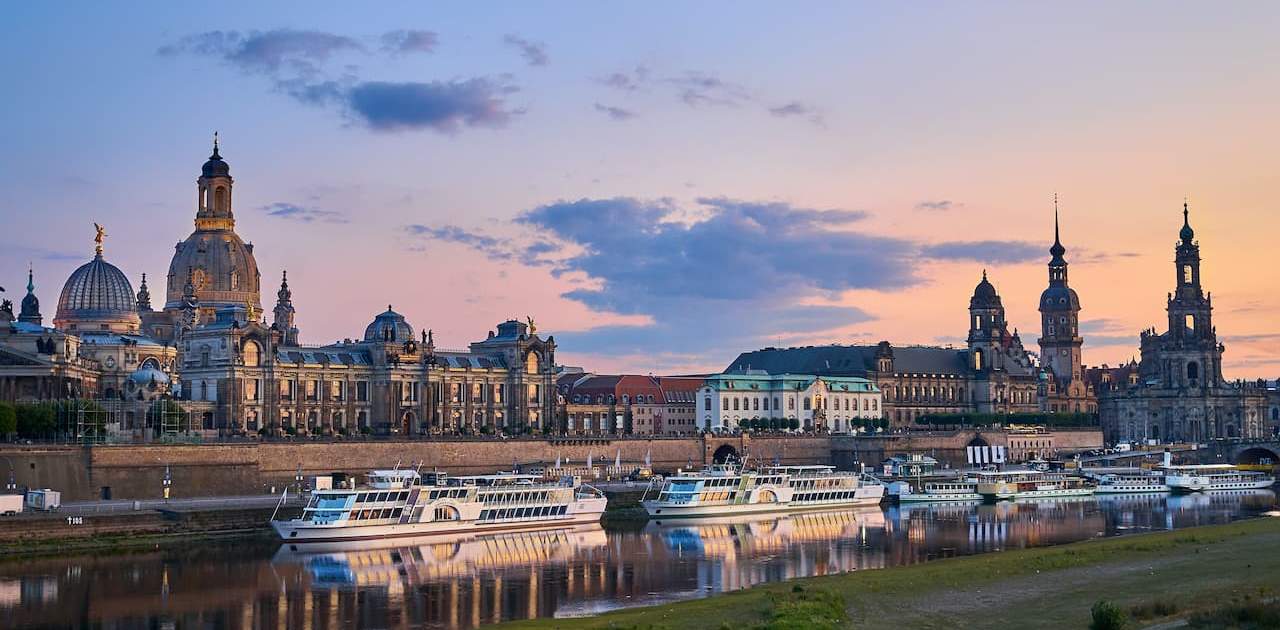 Blick auf die Dresdner Altstadt