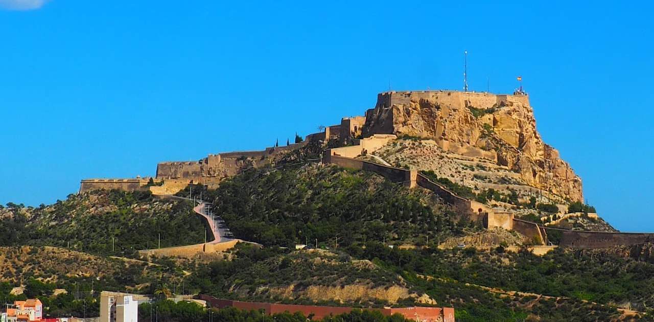 Blick auf Castillo de Denia