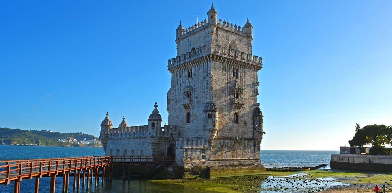 Blick auf den Turm von Belém
