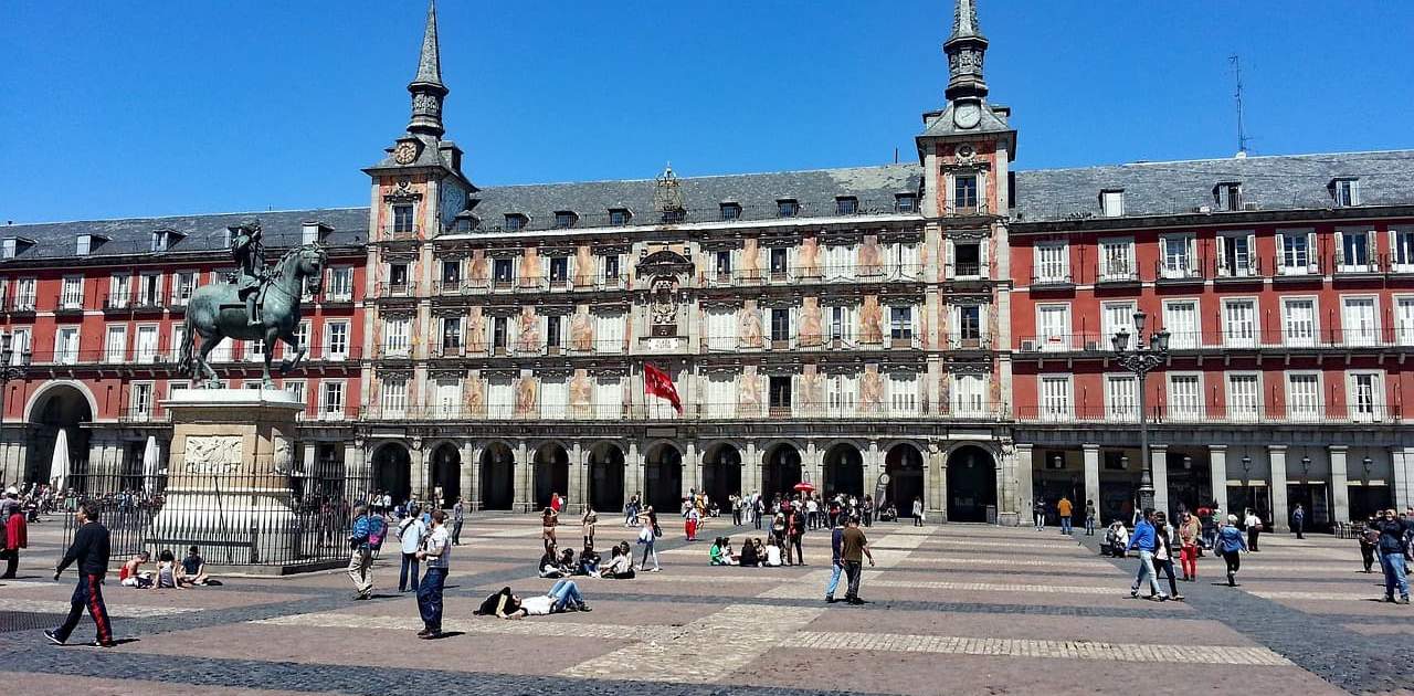 Blick auf die Plaza Mayor