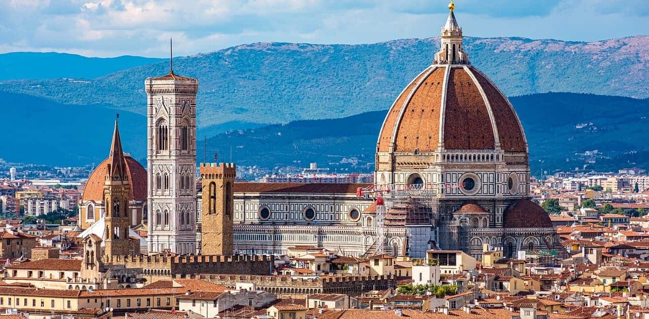 Ansicht der Kathedrale in Florenz