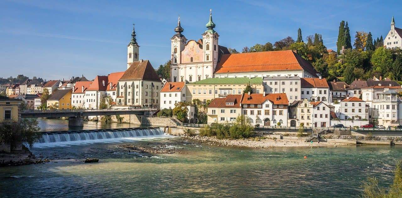 Blick auf Steyr