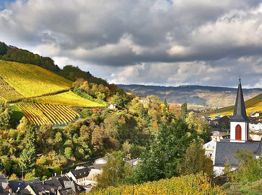 Blick auf Traben-Trarbach in Rheinland-Pfalz